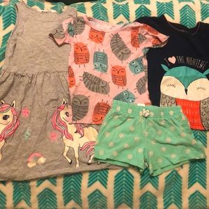 Girls pajama set and dress
